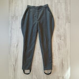 Jean Louis Scherrer Couture Equestrian Horse Stirrup Riding Trousers Pants